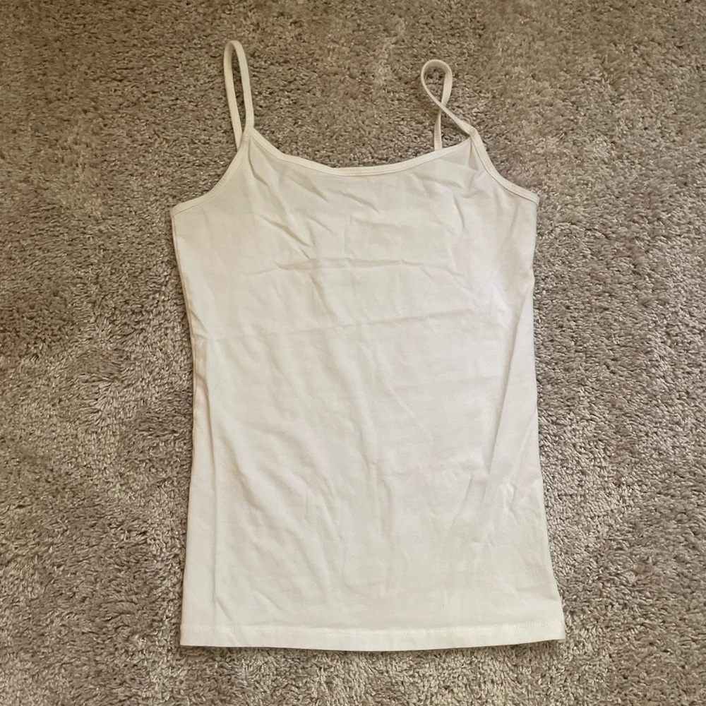 Aeropostale White Favorite Cami Basics Size S